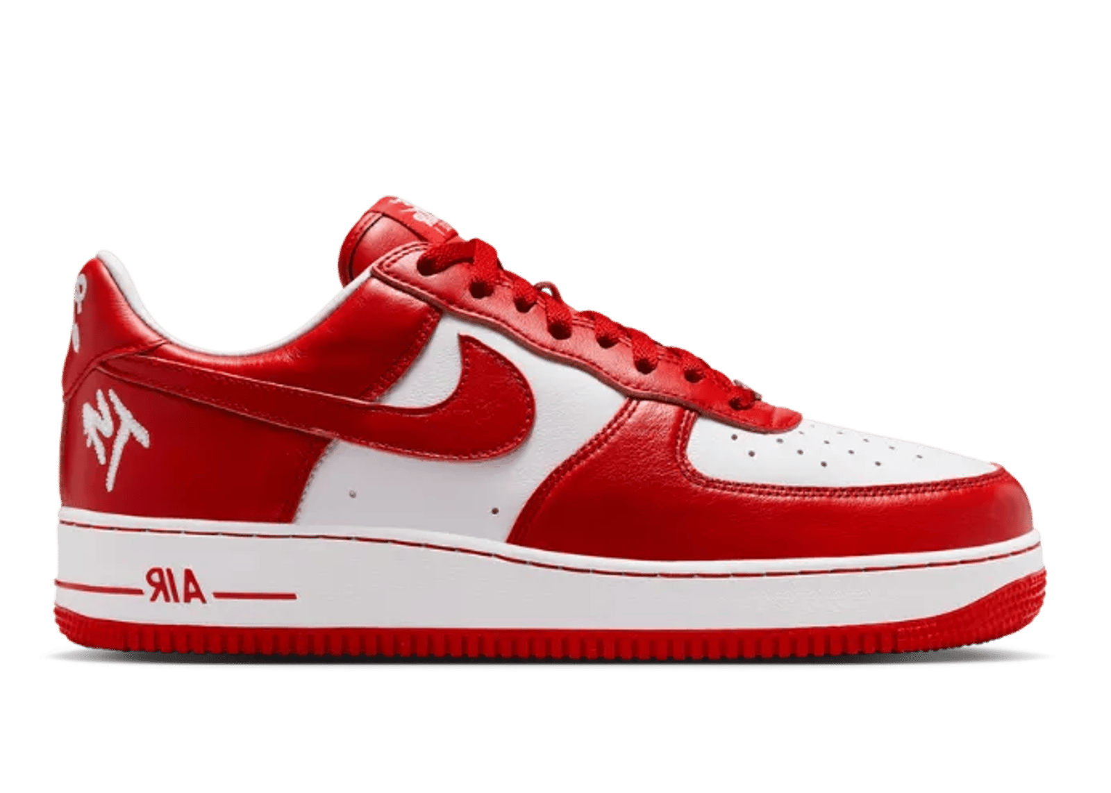 The Terror Squad x Nike Air Force 1 Low White University Red The Terror Squad x Nike Air Force 1 Low White University Red